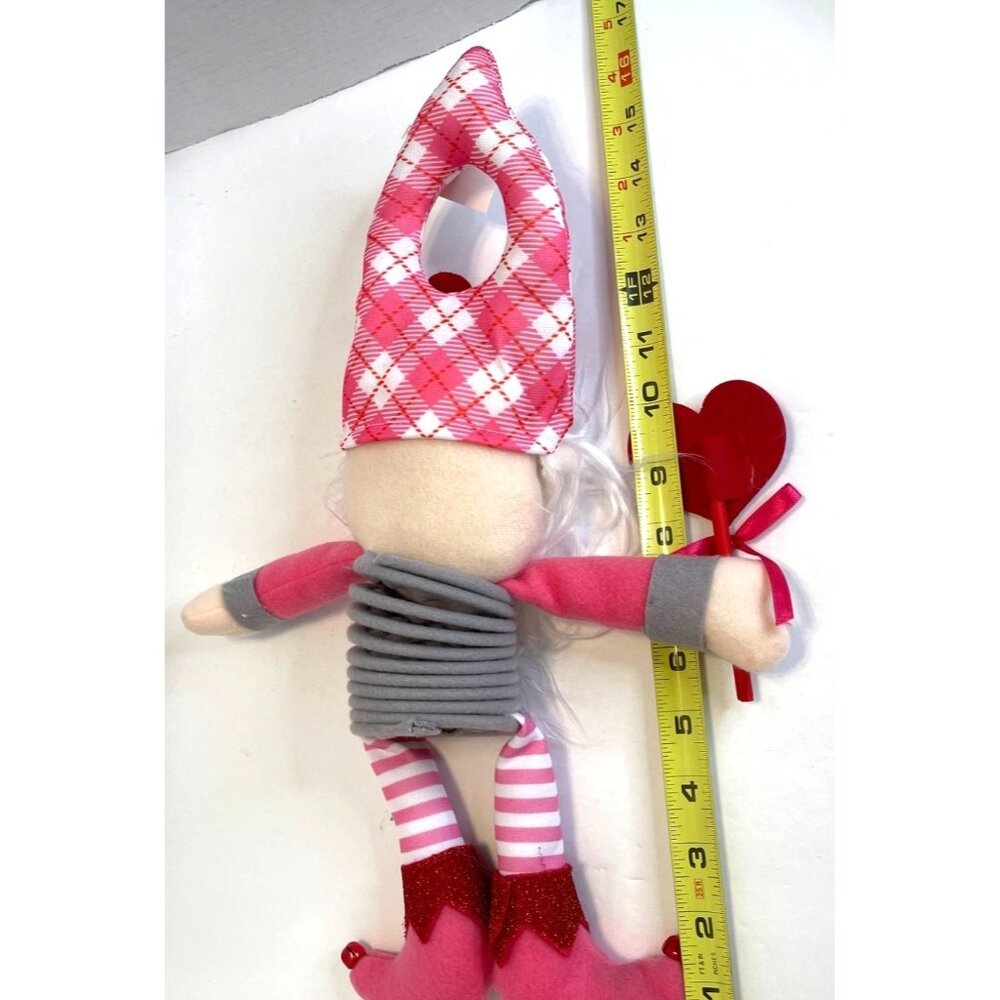 Valentine Day Holiday Cupid 3pc Lot Set Love Gnome Kitchen Towel Door Hanger NWT - Picture 10 of 10